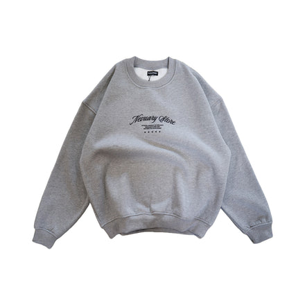SCRIPT SWEATSHIRT GREY MARL