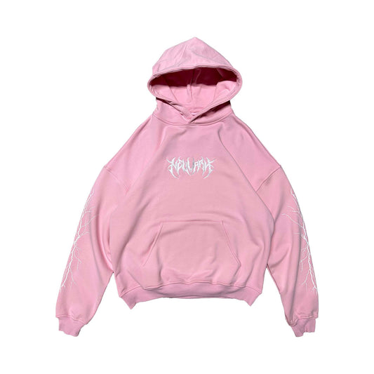 METAL HOODIE PINK